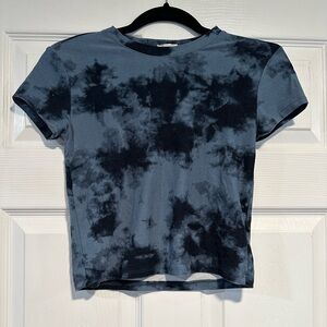 Blue Tie Dye Ardene Crop Top